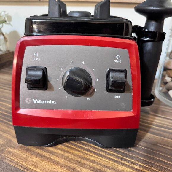 Vitamix 7500 VMO158 Blender | BASE ONLY | Red 10 Speed | Works Great 120V - Picture 3 of 13